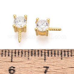 925 серебряное крепление для подвески с прозрачными фианитами.&nbsp;STER-T008-72G