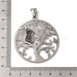 Подвески из нержавеющей стали 304 со стразами&nbsp;STAS-U001-02AS