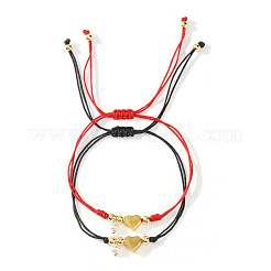 Латунные бисерные плетеные браслеты из бисера&nbsp;XB9584-2