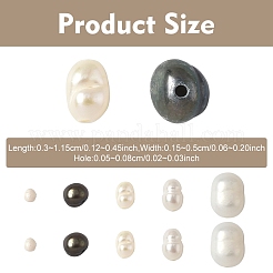 10 шт. бусины из натурального пресноводного жемчуга&nbsp;PEAR-YW0001-44