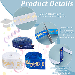 Полиэстеровая лента с золотым тиснением OCOR-PH0004-91A