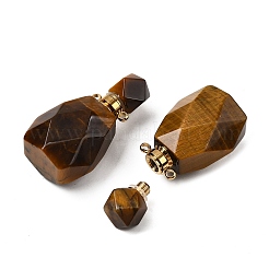 Натуральные подвески для флаконов с тигровым глазом&nbsp;G-B149-02G-07