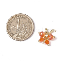 Подвески-бабочки из стеклянного бисера&nbsp;PALLOY-MZ00562