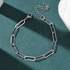 Браслеты-цепочки из нержавеющей стали 304 для женщин&nbsp;BJEW-G775-01P
