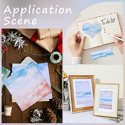 12 шт. бумажный блокнот для скрапбукинга&nbsp;AJEW-WH20020-299D