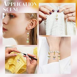 70 шт. 7 стильных подвесных украшений из акрила и сплава&nbsp;HJEW-FS00066