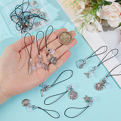 20 шт. 10-х стильных ремешка для мобильного телефона из сплава&nbsp;HJEW-OC00111