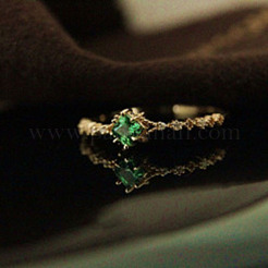 Простой стиль модный индивидуальный 925 стерлинговый серебряный паве кубический цирконий перстни&nbsp;FS-WG6A085-02