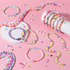 10 нить 10 цвета бусины из полимерной глины ручной работы&nbsp;CLAY-TA0001-51B