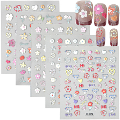 5 шт. 5 стиля животных и цветов&nbsp;MRMJ-SP0001-26