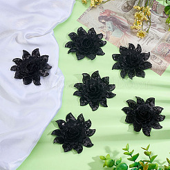 6 шт. полиэстеровая компьютерная вышивка на ткани&nbsp;PATC-DC0001-18A