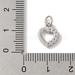 Подвески из латуни и прозрачного циркония с покрытием стойки&nbsp;KK-L216-013P