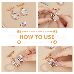 Латуни брошь&nbsp;JEWB-FH00023