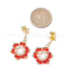 201 серьги-гвоздики в форме звезды из нержавеющей стали&nbsp;EJEW-JE06369