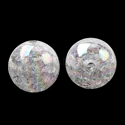 Цвет жевательная резинка AB прозрачный акриловый хрустят круглые бусины&nbsp;CACR-R011-20mm-03