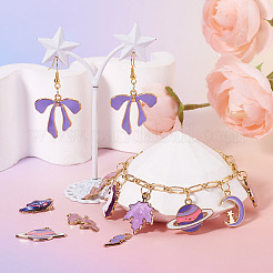 30шт 15 стиля подвески из сплава с эмалью&nbsp;ENAM-PJ0001-11