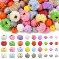 Наборы для самостоятельного изготовления круглых бусин&nbsp;DIY-YW0017-88