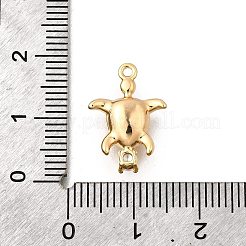 Латунные подвески из прозрачного кубического циркония&nbsp;KK-C096-14A-G