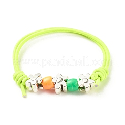 Браслет из бисера с цветком и колонной&nbsp;BJEW-JB07912