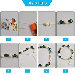 Латунные бусины&nbsp;KK-PH0004-35-WH