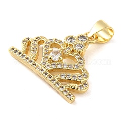 Стойки обшивки латунь микро проложить Циркон подвеску&nbsp;KK-P241-04G