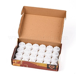 Пластиковые беспламенные светодиодные чайные свечи&nbsp;AJEW-H123-01B