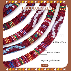 1 рулон этнических шнуров из полиэстера&nbsp;OCOR-CY0002-53A