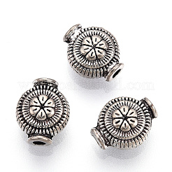 Сплавочные овальные бусины тибетского стиля &nbsp;PALLOY-T075-171AS