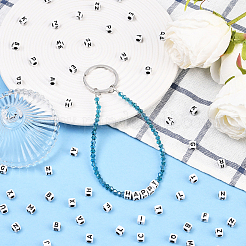 1000 шт. Непрозрачные акриловые бусины&nbsp;MACR-SC0002-43C