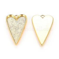 Тибетский стиль сплава сеттинги кабошон большой кулон&nbsp;LS-GLF11251Y-NF