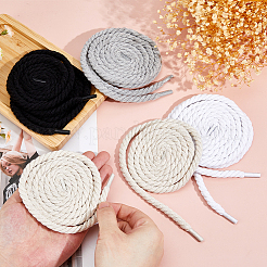 4 пара хлопковых шнурков двух цветов&nbsp;FIND-FH0012-05