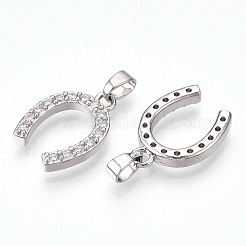 Латунные микро проложить кубического циркония подвески&nbsp;KK-N254-240P