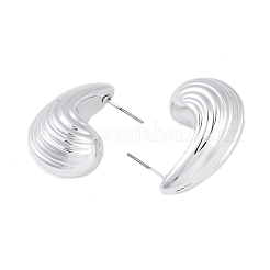 Пластиковые серьги-гвоздики каплевидные ccb для женщин&nbsp;EJEW-Q382-03P