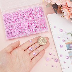 70 г 5 стиля АБС пластик имитация жемчуга кабошоны&nbsp;OACR-SC0001-45H