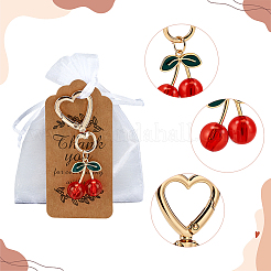 22 шт. брелок-подвеска из цинкового сплава с эмалью&nbsp;KEYC-ME0001-07