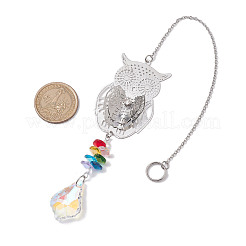 Латунные полые подвесные украшения&nbsp;HJEW-JM01930-01