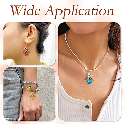 10 шт. 5-х цветные стеклянные бусины&nbsp;FIND-TA0005-74