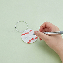 24 шт. акриловые подвесные украшения&nbsp;HJEW-ME00023