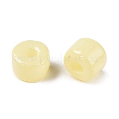 Непрозрачный стеклянный бисер с краской для выпечки&nbsp;SEED-T008-02B