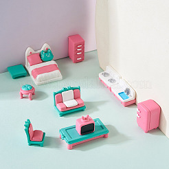 11 шт. 11 стиля пластиковой мебели мини модель&nbsp;AJEW-TA0002-80