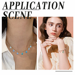 100шт стеклянные подвески&nbsp;PALLOY-HY00102