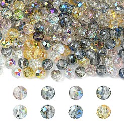 20шт прозрачные гальванические стеклянные бусины&nbsp;EGLA-YW0001-72A