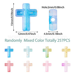 257шт пластиковые бусины&nbsp;KY-TA0001-55