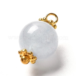 Подвески из натурального аквамарина&nbsp;PALLOY-JF00894