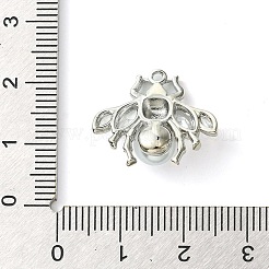 Стойка из латуни с подвесками из искусственного жемчуга из АБС-пластика&nbsp;KK-G501-18P