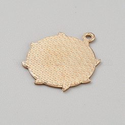 Цинк подвески эмали сплава&nbsp;FIND-CJC0437-008G