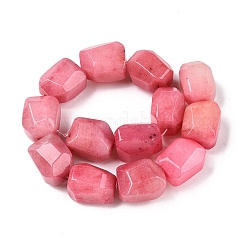 Природные родонит бисер нитей G-N342-143A