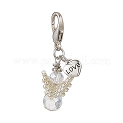 Стекло подвесные украшения&nbsp;HJEW-MZ00375-01