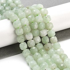 Бусины из натурального белого нефрита&nbsp;G-H028-A09-21