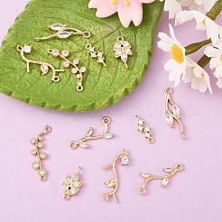 Латунные соединители с кубическим цирконием&nbsp;KK-YW0003-30